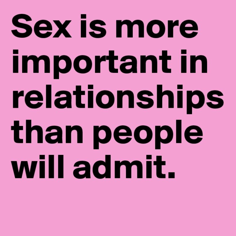 How Important Is Sex In Relationship Mantracare