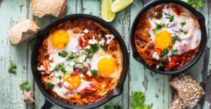 Shakshuka for diabetics breakfast