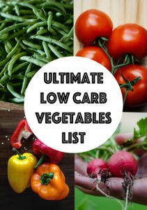 low carb vegetables