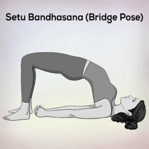Bridge pose yoga for hypertension