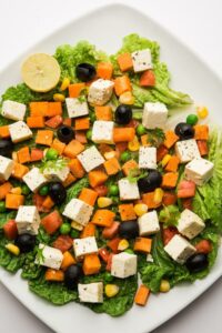 grilled paneer salad for pcos diet plans