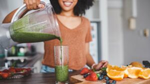 smoothie preparation