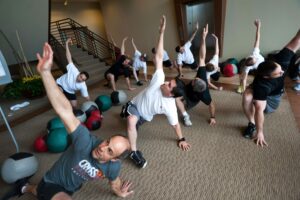 Exercise club:Free employee wellness programs