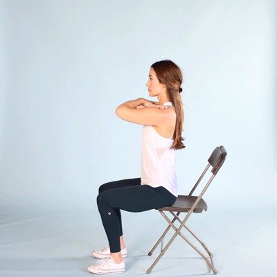 Hip Opener: yoga poses for office