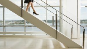 Using the Stairs as 16 Workplace Wellness Challenge Ideas to Try At The Office