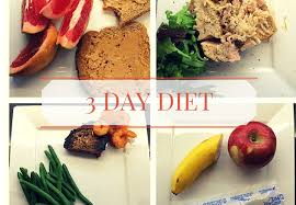 3 days diet plan