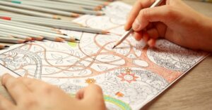 Adult coloring book