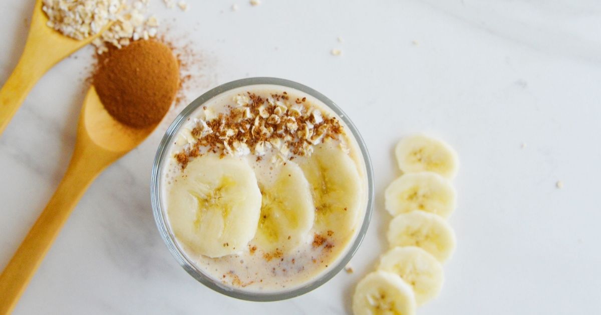 Banana Oatmeal Shake as Diabetic Smoothie Recipes 