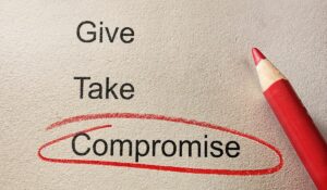 Be willing to compromise- Manage work related stress