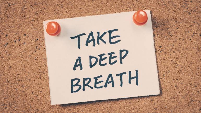 Deep Breathing relieves Stress