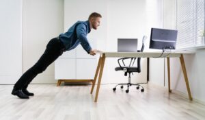 Desk Push-Ups- office-exercises