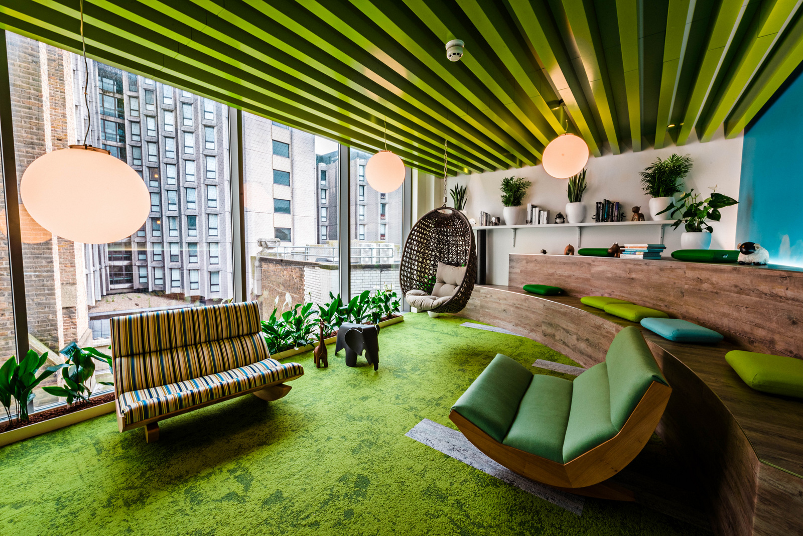 Dark Green Office Designs