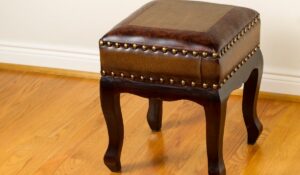 Use a footstool for support