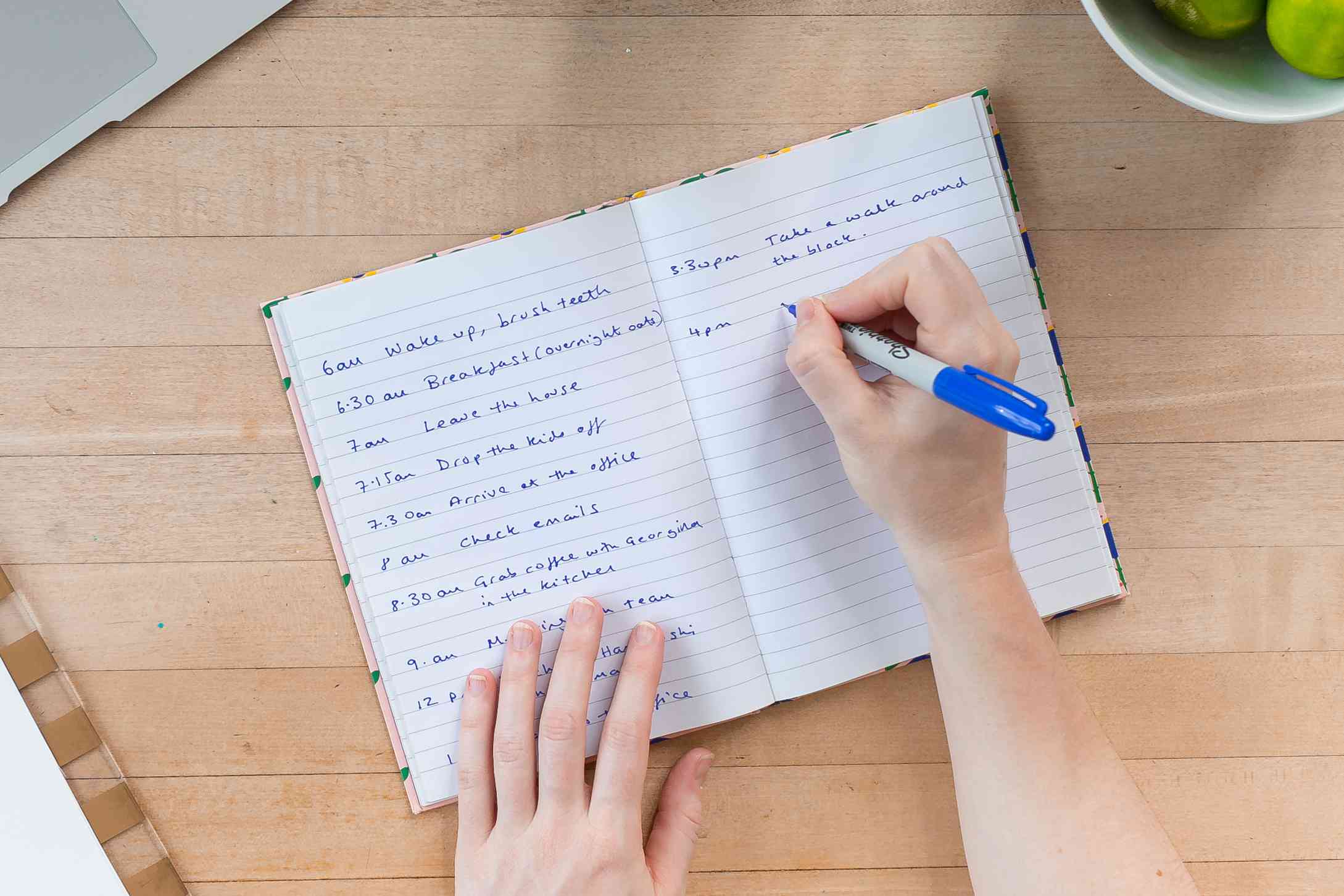 Writing Down Your Routine