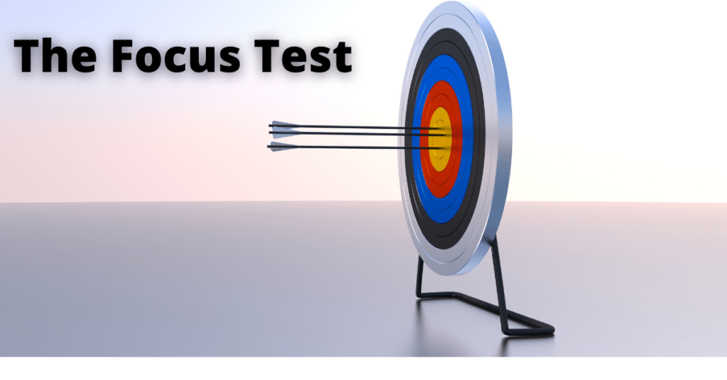 Focus Test: How Foucused Are You?