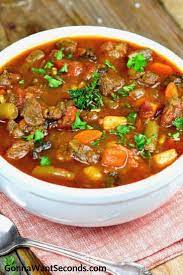 Skinny Minnie's Vegetable Beef Soup