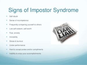 symptoms of imposter syndrome
