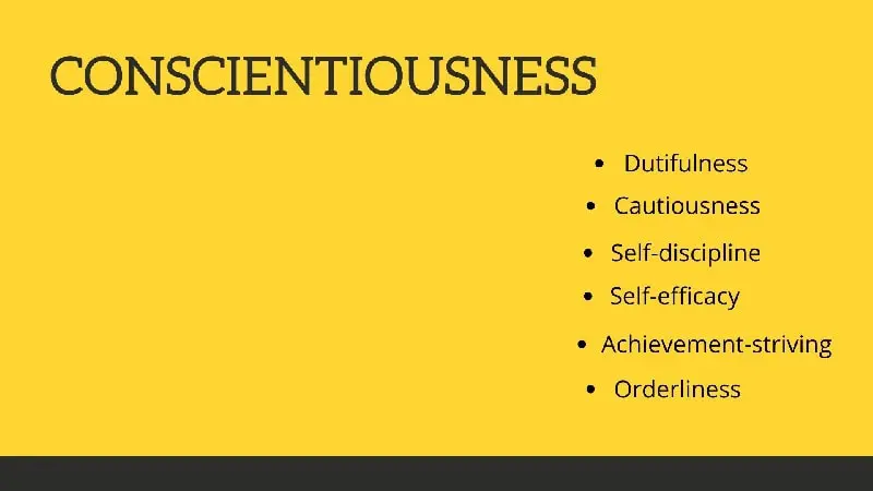 CONSCIENTIOUSNESS