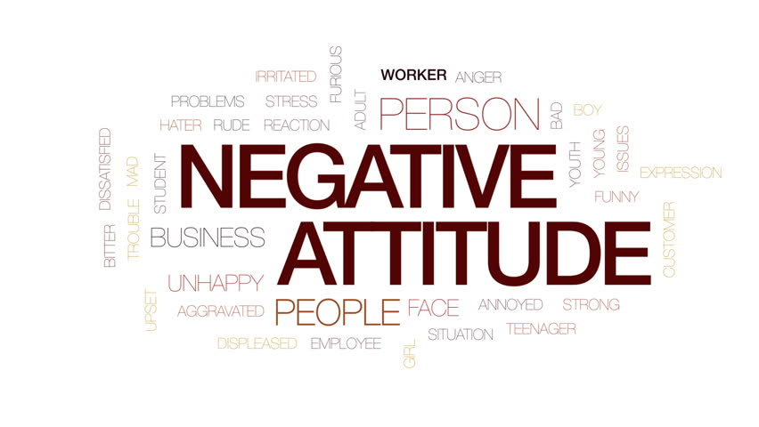 Negative Attitude Example List