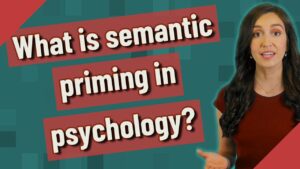 Semantic Priming