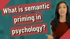 Semantic Priming