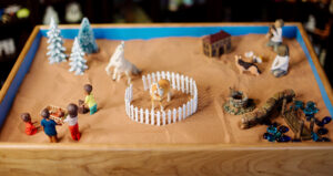 What does Sand Play Therapy Involve?