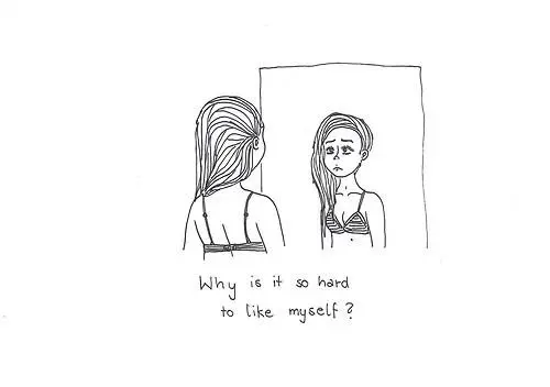 i don't like myself