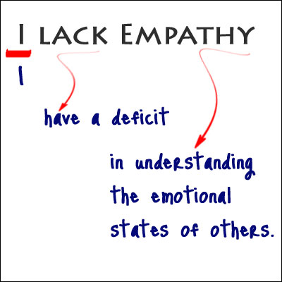 lack of empathy quote