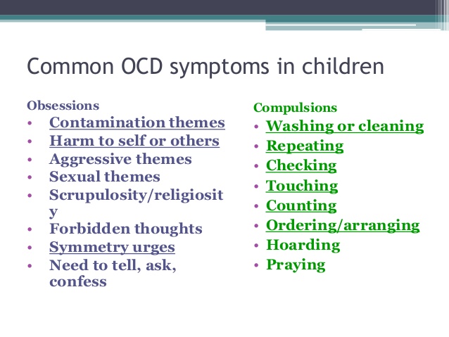 Child OCD Symptoms
