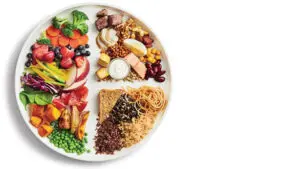 Eating healthy foods
