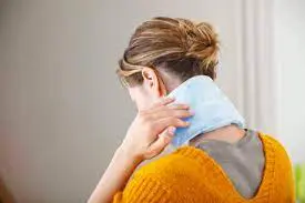 Heat or ice therapy for stress and neck pain