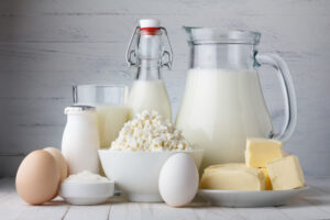 Low-fat dairy products