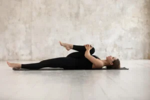 Gentle Stretches to Ease Tailbone Pain-Knee Hugs