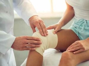 surgical Recovery of knee bursitis